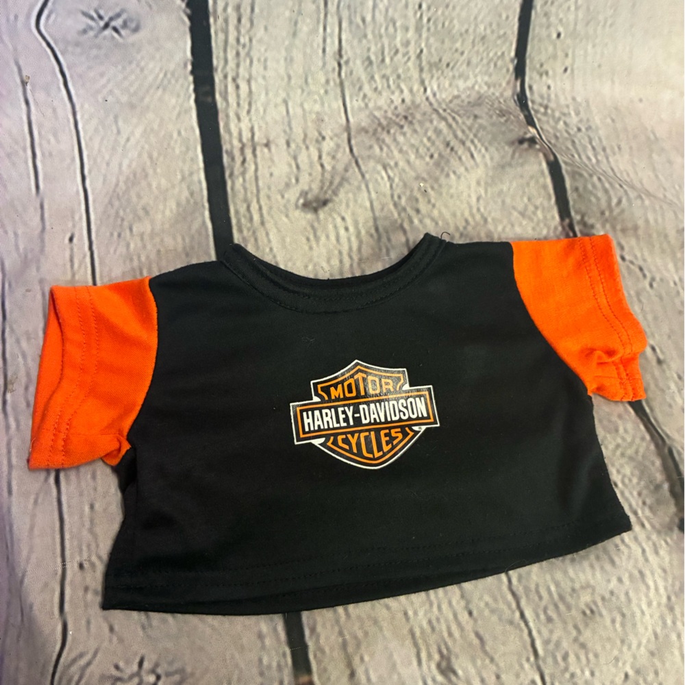 5/$20 Harley Davidson Build A Bear‎ BAB Plush Short Sleeve T-Shirt Vintage 2004